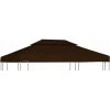 Hommoo Toile Superieure Double De Belvedere 310 G/m² 4x3 M Marron HDV30032 -Tente de réception Soldes 25142735 1