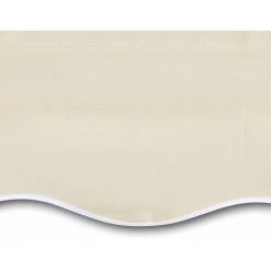 Hommoo Tissu D'auvent Toile Creme 4 X 3 M (cadre Non Inclus) HDV03783 -Tente de réception Soldes 25383744 4
