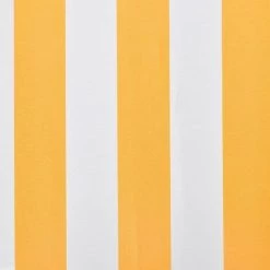 Hommoo Tissu D'auvent Toile Jaune Et Blanc 3 X 2,5m (cadre Non Inclus) HDV03785 8 Hommoo Tissu D'auvent Toile Jaune Et Blanc 3 X 2,5m (cadre Non Inclus) HDV03785 -Tente de réception Soldes 25383759 3