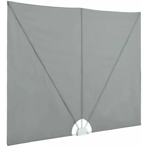 Hommoo Auvent Lateral Pliable De Terrasse Gris 300 X 150 Cm HDV28756 7 Hommoo Auvent Lateral Pliable De Terrasse Gris 300 X 150 Cm HDV28756 – Image 5