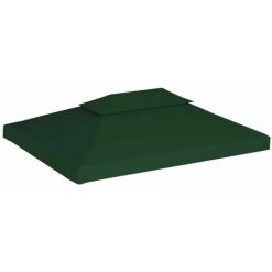 ASUPERMALL Recouvrement De Remplacement D'auvent 310 G/m² 3 X 4 M Vert -Tente de réception Soldes 25818443 4