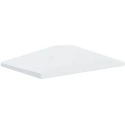 ASUPERMALL Toile Superieure De Belvedere 310 G / M² 4 X 3 M Blanc Creme