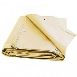 UNIVERS DU PRO Bâche Pergola 4 X 3 M Ivoire 680 G/m2 PVC Bâche Anti UV