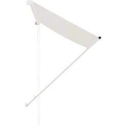 TRUE DEAL Auvent Rétractable 150x150 Cm Crème -Tente de réception Soldes 26120397 3