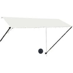 TRUE DEAL Auvent Rétractable Avec LED 300x150 Cm Crème 9 TRUE DEAL Auvent Rétractable Avec LED 300x150 Cm Crème -Tente de réception Soldes 26122846 3