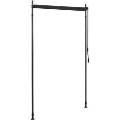 TRUE DEAL Store Roulant D'extérieur 120 X 270 Cm Anthracite -Tente de réception Soldes 26122888 5