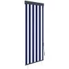 TRUE DEAL Store Roulant D'extérieur 60x250 Cm Bleu Et Blanc -Tente de réception Soldes 26122899 1