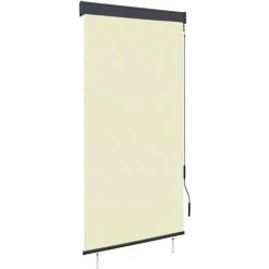 TRUE DEAL Store Roulant D'extérieur 80 X 250 Cm Crème