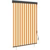 TRUE DEAL Store Roulant D'extérieur 120x250 Cm Blanc Et Orange -Tente de réception Soldes 26122936 1