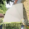 TRUE DEAL Auvent Latéral Pliable De Balcon Crème 210 X 210 Cm -Tente de réception Soldes 26307979 1