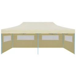 TRUE DEAL Tente De Réception Pliable Crème 3 X 6 M -Tente de réception Soldes 26307983 3