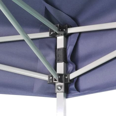 TRUE DEAL Chapiteau Hexagonal Pliable Bleu Foncé 3,6x3,1 M 7 TRUE DEAL Chapiteau Hexagonal Pliable Bleu Foncé 3,6x3,1 M - Image 5