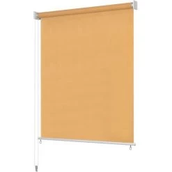 TRUE DEAL Store Roulant D'extérieur 120 X 140 Cm Beige
