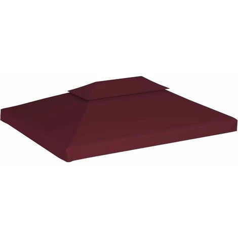 TRUE DEAL Toile Supérieure Double De Belvédère 310 G/m² 4x3 M Bordeaux 4 TRUE DEAL Toile Supérieure Double De Belvédère 310 G/m² 4x3 M Bordeaux - Image 2