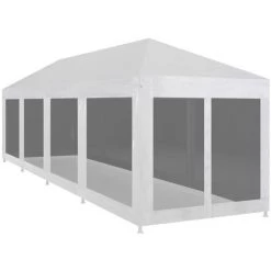 TRUE DEAL Tente De Réception Avec 10 Parois En Maille 12 X 3 M