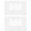 TRUE DEAL Paroi De Tente De Réception 2 Pcs Avec Fenêtre PE Blanc -Tente de réception Soldes 26367096 1