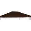 TRUE DEAL Toile Supérieure De Gazebo 310 G/m² 3x4 M Marron