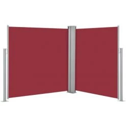 TRUE DEAL Auvent Latéral Rétractable 170 X 600 Cm Rouge -Tente de réception Soldes 26370187 4