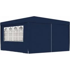 TRUE DEAL Tente De Réception Avec Parois Latérales 4x4 M Bleu 90 G/m² -Tente de réception Soldes 26370227 4