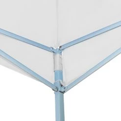 TRUE DEAL Belvédère Pliable Avec 2 Parois 5x5 M Blanc -Tente de réception Soldes 26370552 3
