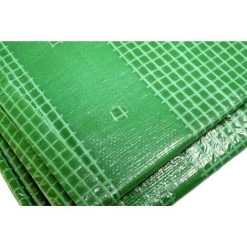TECPLAST Toile 4 X 3 M Pour Pergola Et Tonnelle 170g/m² - Bâche Pour Pergola Et Tonnelle Verte - 4x3 M En Polyéthylène -Tente de réception Soldes 2638016 4