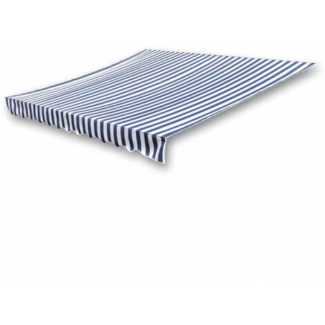 ASUPERMALL Store Banne En Toile Bleu Et Blanc 6 X 3 M (Cadre Non Inclus) 4 ASUPERMALL Store Banne En Toile Bleu Et Blanc 6 X 3 M (Cadre Non Inclus) - Image 2