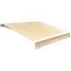 ASUPERMALL Tissu D'auvent Toile Jaune Et Blanc 4 X 3 M (cadre Non Inclus) -Tente de réception Soldes 26478251 1