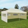 ASUPERMALL Tente De Reception Pliable Creme 3 X 6 M -Tente de réception Soldes 26480278 1