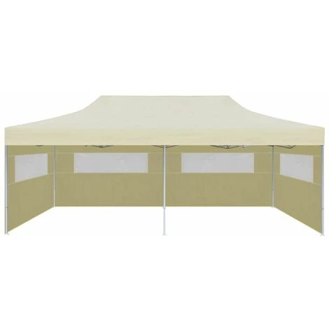 ASUPERMALL Tente De Reception Pliable Creme 3 X 6 M 4 ASUPERMALL Tente De Reception Pliable Creme 3 X 6 M - Image 2