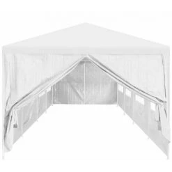 ASUPERMALL Portes De Tente De Reception 2 Pcs Avec Fermeture Eclair Blanc -Tente de réception Soldes 26480529 4