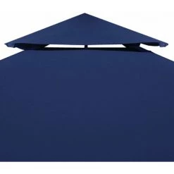 ASUPERMALL Toile Superieure De Belvedere 2 Niveaux 310 G/M² 4X3 M Bleu -Tente de réception Soldes 26480876 5