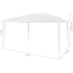 ASUPERMALL Tente De Reception 3 X 4 M Blanc 11 ASUPERMALL Tente De Reception 3 X 4 M Blanc -Tente de réception Soldes 26484531 5