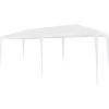 ASUPERMALL Tente De Reception 3 X 6 M PE Blanc