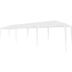 ASUPERMALL Tente De Reception 3 X 9 M PE Blanc