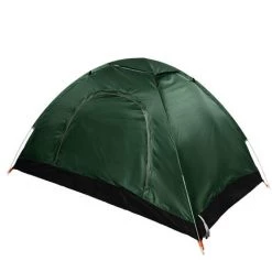 DRILLPRO 1-2 Personnes Tente De Camping Double Plage Automatique étanche à La Pluie Pour Tente De Pique-nique De Camping (vert Foncé, Vert) -Tente de réception Soldes 26498524 4