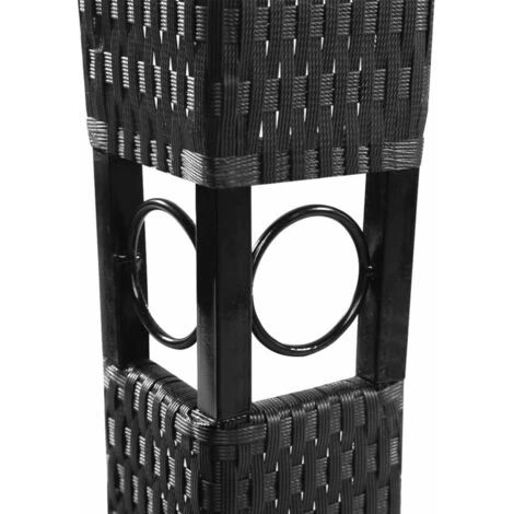 ASUPERMALL Tonnelle En Polyrotin Avec Toit Gris Fonce 3 X 4 M 7 ASUPERMALL Tonnelle En Polyrotin Avec Toit Gris Fonce 3 X 4 M - Image 5