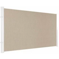 ICI STORE STORE DE TERRASSE LATERAL RETRACTABLE ARMATURE BLANCHE 2,5 X 1,6 TOILE DICKSON® LIN - LIN