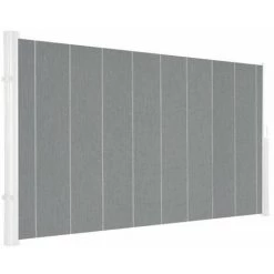 ICI STORE STORE LATERAL DE TERRASSE RETRACTABLE ARMATURE BLANCHE 4 X 1,6 TOILE DICKSON® NAPLES - NAPLES