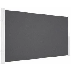 ICI STORE STORE DE TERRASSE LATERAL RETRACTABLE STRUCTURE GRISE 3 X 1,6 TOILE DICKSON® ARDOISE - ARDOISE