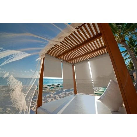 ICI STORE Store Enrouleur Extérieur Microperforé 80x230 Cm Taupe DICKSON® Sunworker® M719 - Armature Anthracite - TAUPE 3 ICI STORE Store Enrouleur Extérieur Microperforé 80x230 Cm Taupe DICKSON® Sunworker® M719 - Armature Anthracite - TAUPE