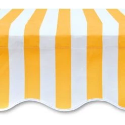 ASUPERMALL Toile D'auvent Orange Et Blanc 450x300 Cm 8 ASUPERMALL Toile D'auvent Orange Et Blanc 450x300 Cm -Tente de réception Soldes 26935055 3