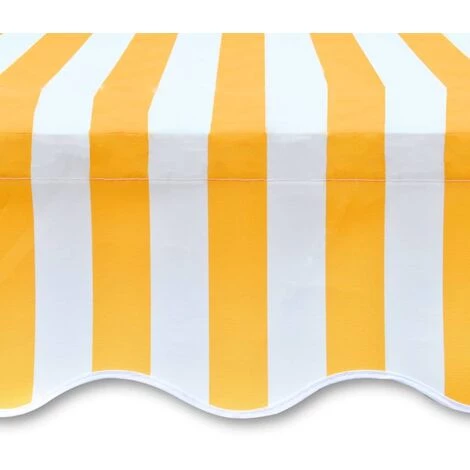 ASUPERMALL Toile D'auvent Orange Et Blanc 450x300 Cm 5 ASUPERMALL Toile D'auvent Orange Et Blanc 450x300 Cm – Image 3
