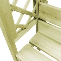 ASUPERMALL Pergola De Jardin Avec Toit Et Banc Bois De Pin Impregne -Tente de réception Soldes 26935543 3