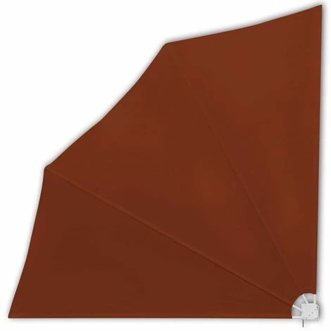 ASUPERMALL Auvent Lateral Pliable De Balcon Terre Cuite 140x140 Cm 6 ASUPERMALL Auvent Lateral Pliable De Balcon Terre Cuite 140x140 Cm – Image 4