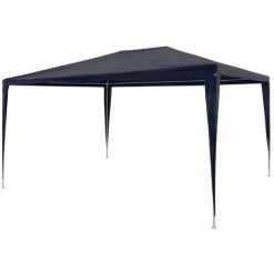 ASUPERMALL Tente De Reception 3 X 4 M PE Bleu -Tente de réception Soldes 26964375 5