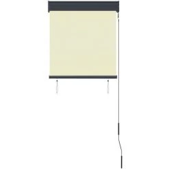 ASUPERMALL Store Roulant D'exterieur 60 X 250 Cm Creme -Tente de réception Soldes 26965292 3