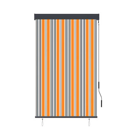 ASUPERMALL Store Roulant D'exterieur 100x250 Cm Jaune Et Bleu 4 ASUPERMALL Store Roulant D'exterieur 100x250 Cm Jaune Et Bleu - Image 2