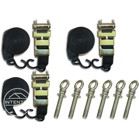 INTENT24.FR Kit Anti-tempête 20 M Sol Dur Tentes De Réception / De Stockage Stabilité Et Une Sécurité Supplémentaires 4 INTENT24.FR Kit Anti-tempête 20 M Sol Dur Tentes De Réception / De Stockage Stabilité Et Une Sécurité Supplémentaires – Image 2
