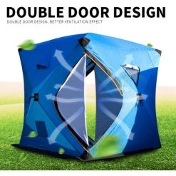 ASUPERMALL De Plus En Coton Epais Tente De Peche Hiver, Orange -Tente de réception Soldes 27558072 3