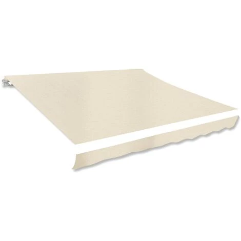 LITZEE Toile D'auvent Crème 3 X 2,5 M (cadre Non Inclus) 3 LITZEE Toile D'auvent Crème 3 X 2,5 M (cadre Non Inclus)